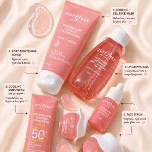 pink asthetic skincare routine