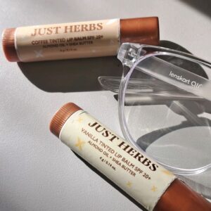 tinted small lip balm